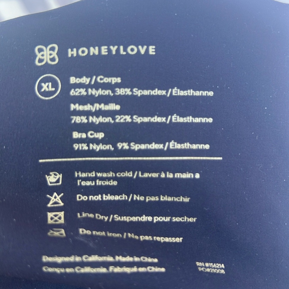 Gently used HONEYLOVE cami, Sz large. Mediums support